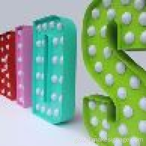 Durable Outdoor Signs Custom Marquee Letter Lights Supplier